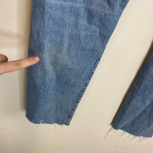 Madewell The Tall Perfect Vintage Jean High Rise Coney Wash Blue Stretch 28 - Picture 6 of 12